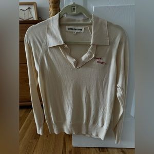 Caron Callahan Collared Sweater